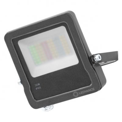 Naświetlacz LED 30W 2190lm RGB+W IP65 Czarny Smart+ WiFi Flood 4058075474642 LEDVANCE (4058075474642)